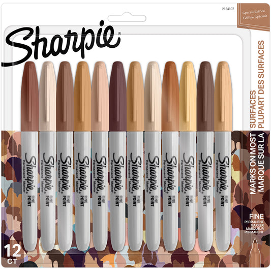 SHARPIE PORTRAIT COLORS ASST 12CT