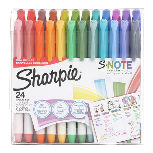 24CT SHARPIE S-NOTE MARKERS