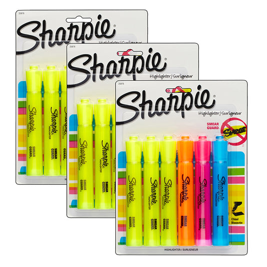 (3 PK) SHARPIE TANK ASST CARDED 6