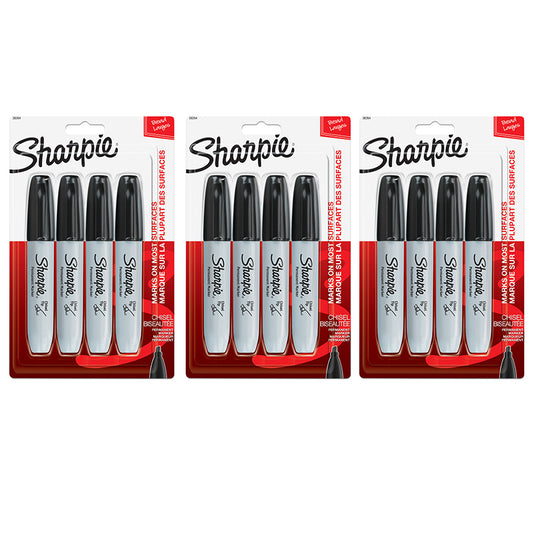 (3 PK) MARKER SET SHARPIE CHISEL