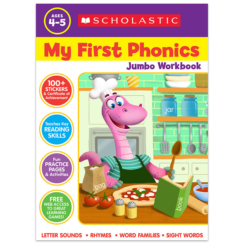 MY FIRST PHONICS JUMBO WORKBOOK