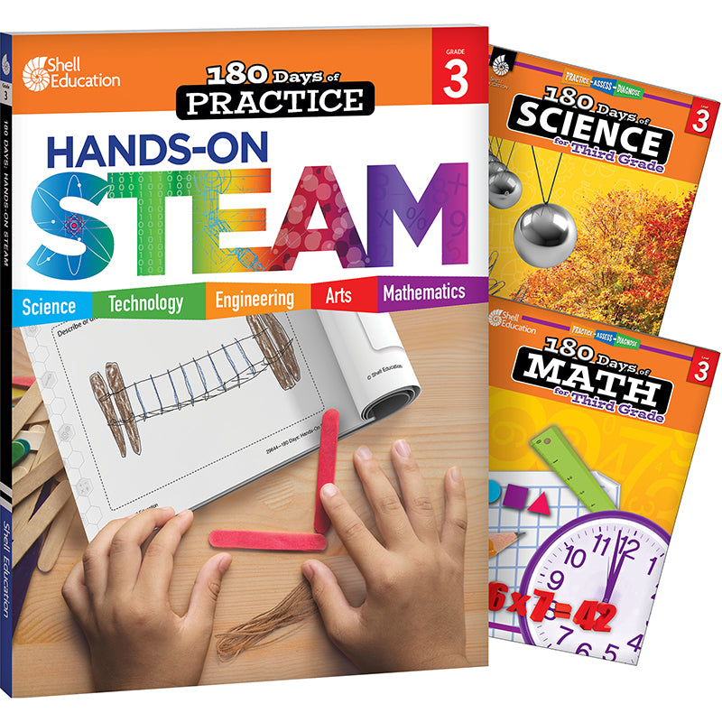 GR 3 180 DAYS STEAM 3 BOOK SET