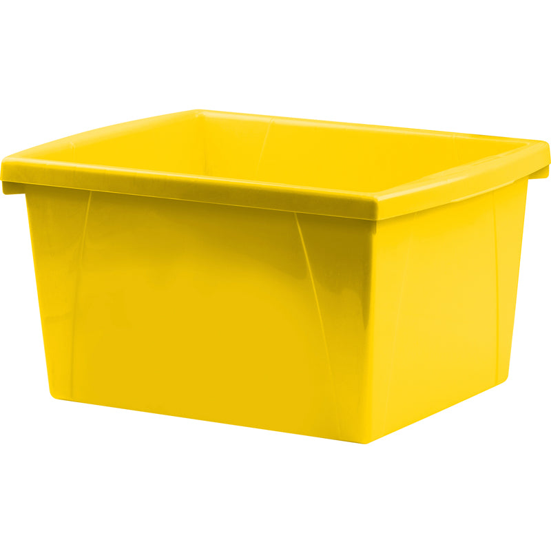 SMALL YELLOW CLASSROOM STORAGE BIN