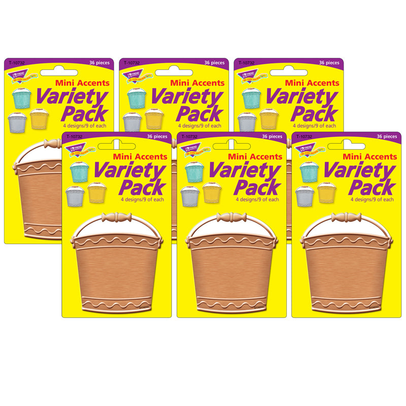 (6 PK) BUCKETS MINI ACCENTS