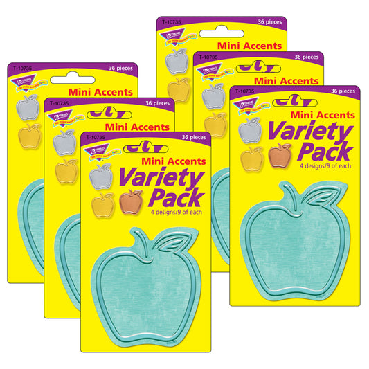 (6 PK) APPLES MINI ACCENTS VARIETY