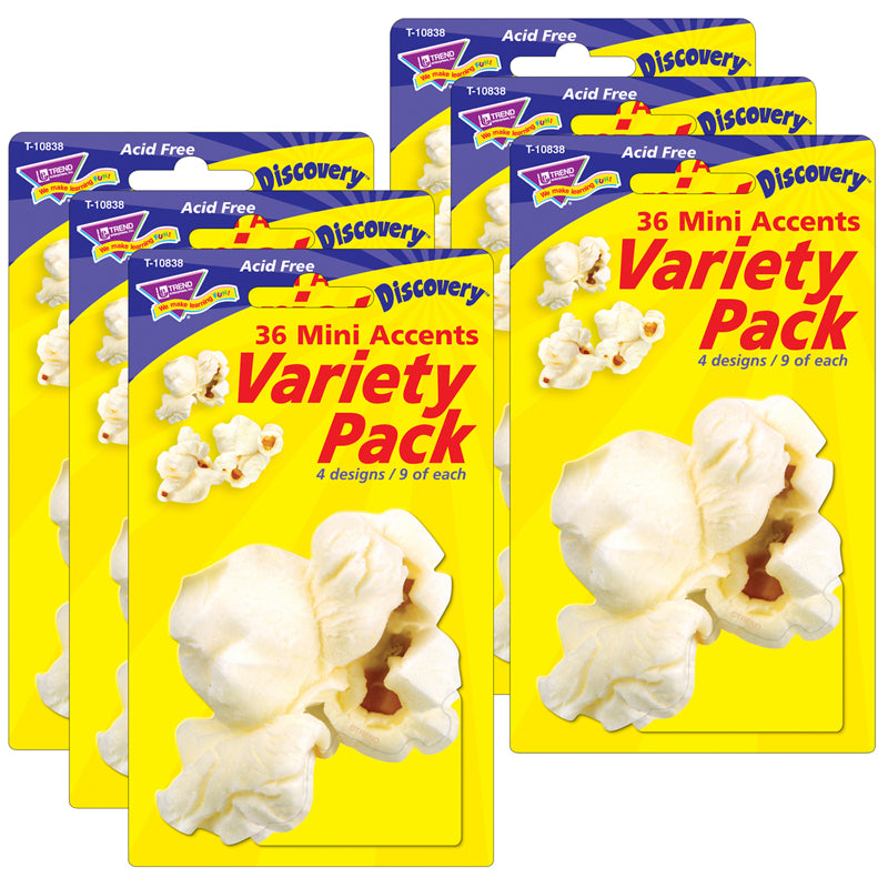 (6 PK) CLASSIC ACCENTS POPCORN MINI