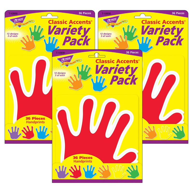 (3 PK) HANDPRINTS VARIETY PK