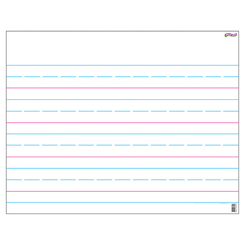 WIPE-OFF CHART HANDWRITING PAPER