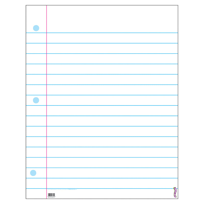 WIPE-OFF CHART NOTEBOOK PAPER