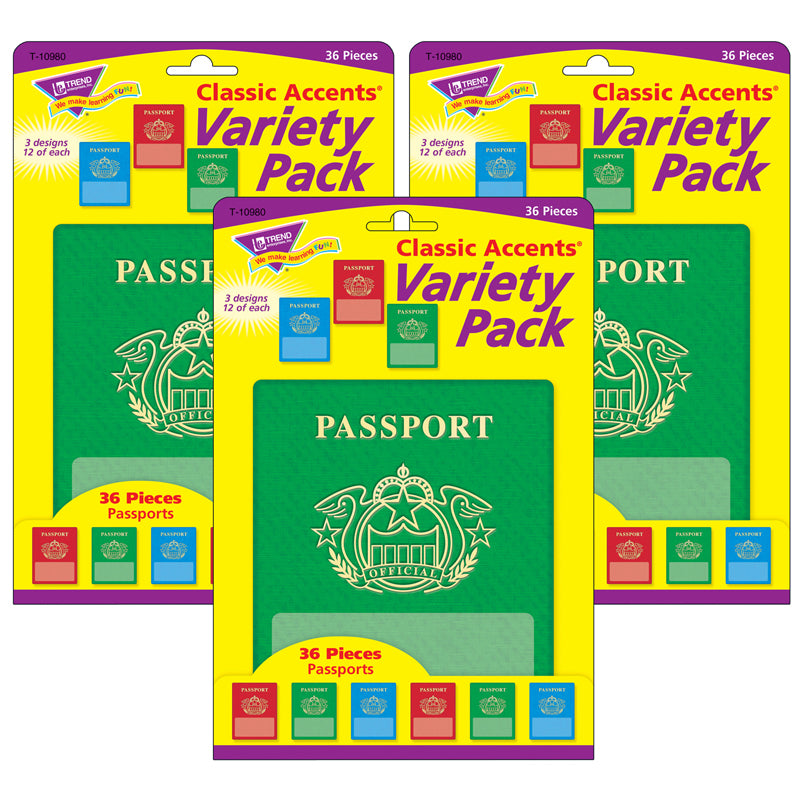 (3 PK) PASSPORTS CLASSIC ACCENTS