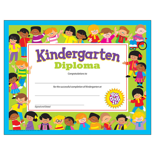 KINDERGARTEN DIPLOMA