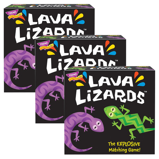 (3 EA) LAVA LIZARDS THREE CORNER