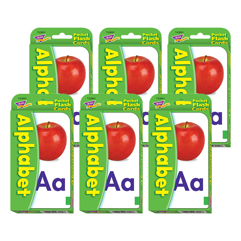 (6 EA) FLASH CARDS ALPHABET 56-PK