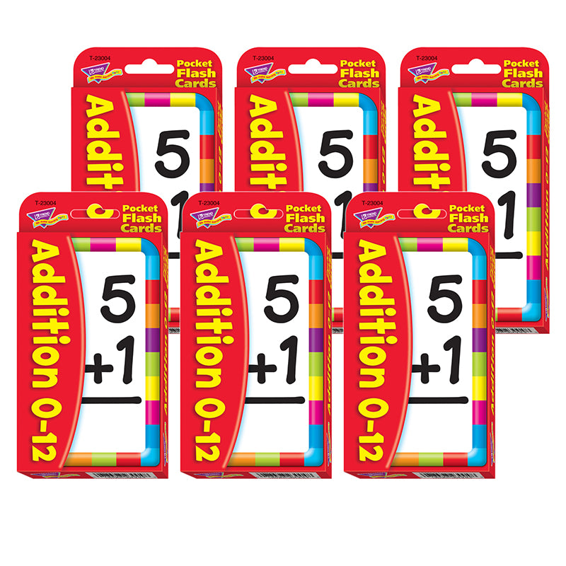 (6 PK) FLASH CARDS ADDITION 56-PK