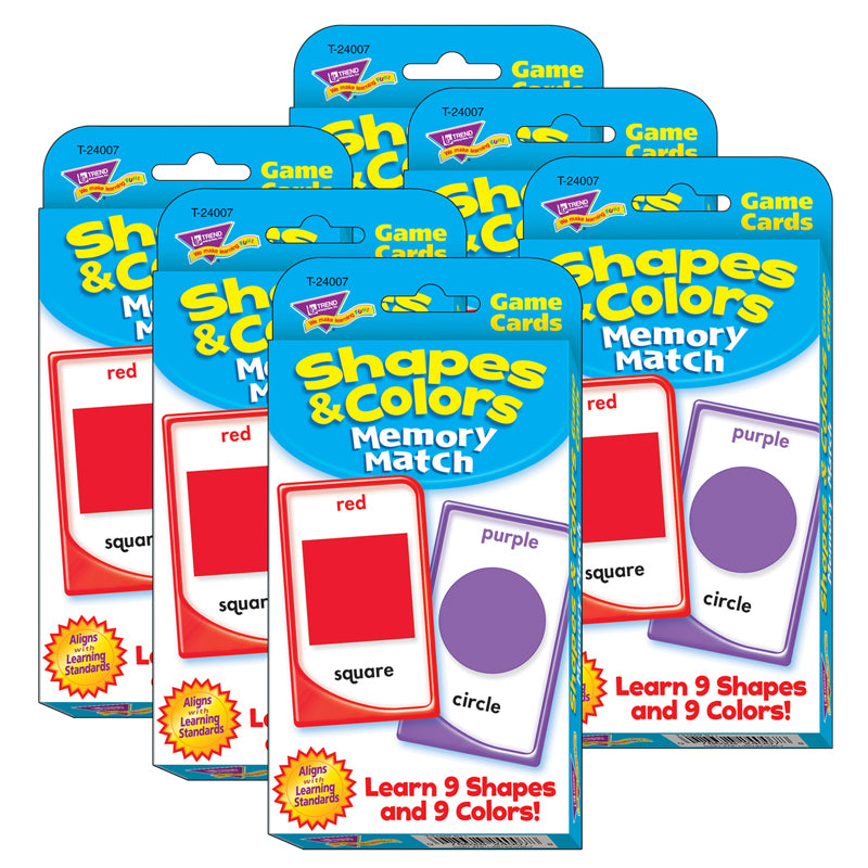 (6 EA) CHALLENGE CARDS COLORS AND