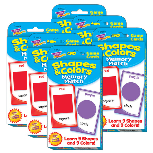 (6 EA) CHALLENGE CARDS COLORS AND