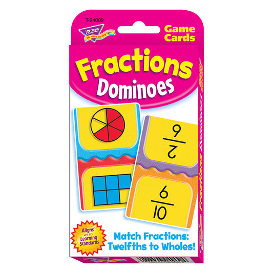 CHALLENGE CARDS FRACTIONS DOMINOES