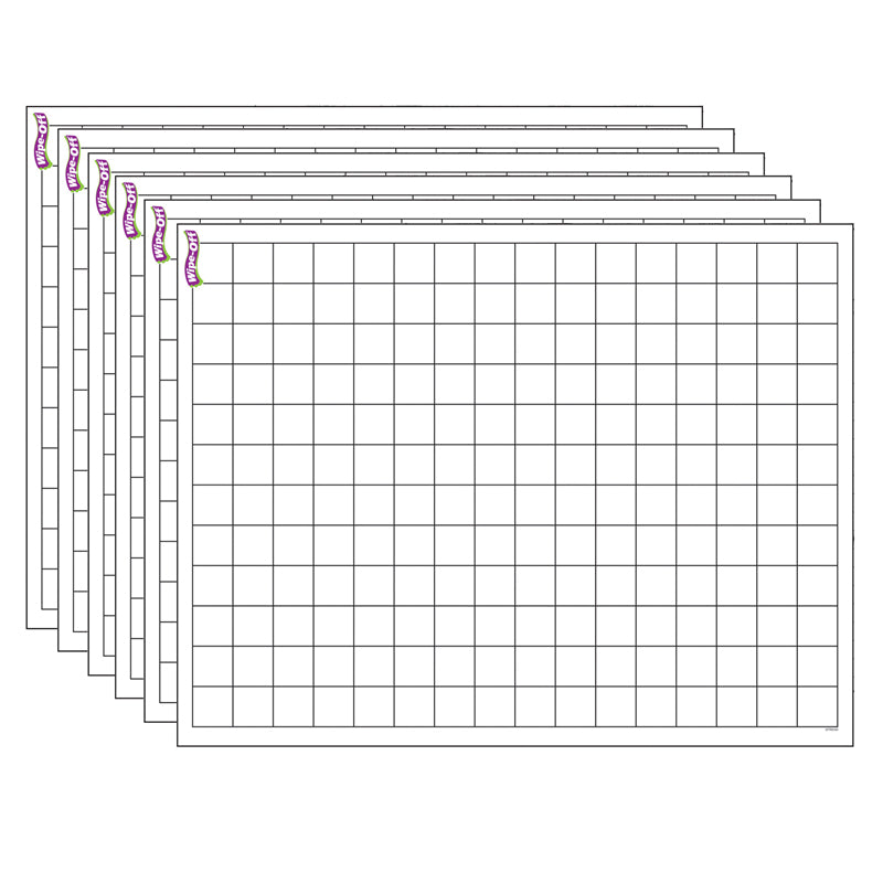 (6 EA) GRAPHING GRID SMALL SQUARES