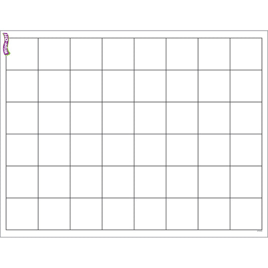 GRAPHING GRID LARGE SQUARES WIPE