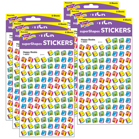 (6 PK) HAPPY BOOKS SUPERSHAPES