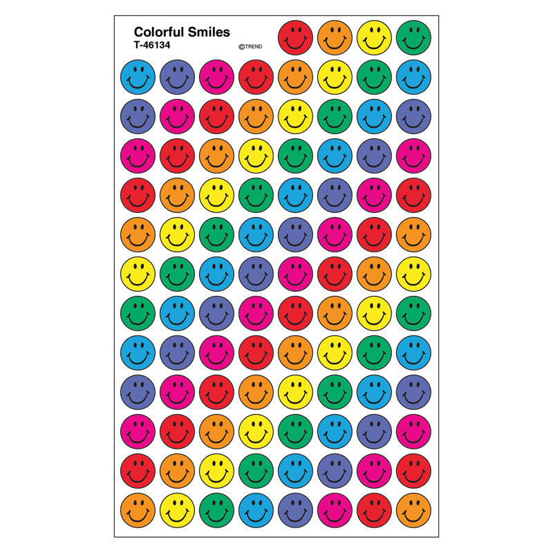 (6 PK) SUPERSPOTS STICKERS COLOR