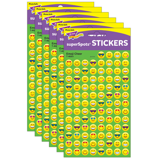 (6 PK) EMOTION ICON CHEER STICKERS