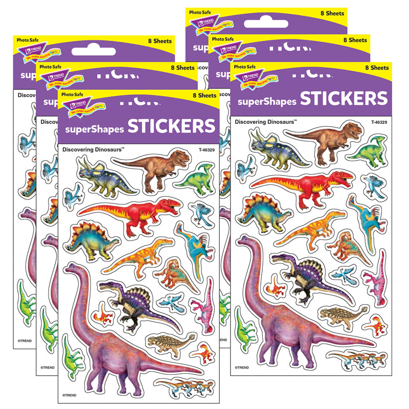 (6 PK) DISCOVERING DINOSAURS SUPER