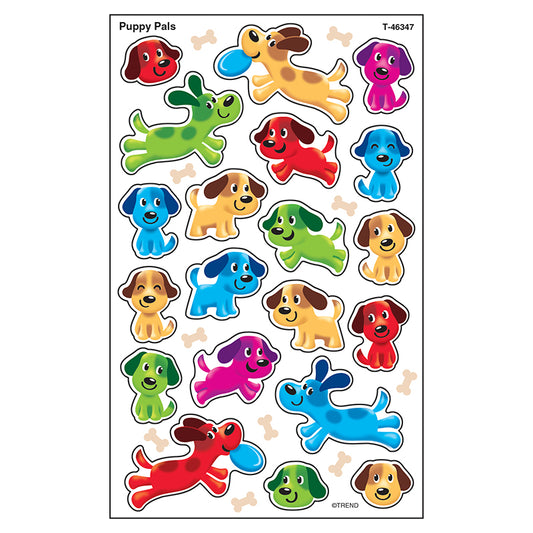 PUPPY PALS SUPERSHAPE STICKERS LG