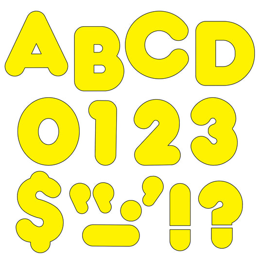 READY LETTERS 4 INCH CASUAL YELLOW