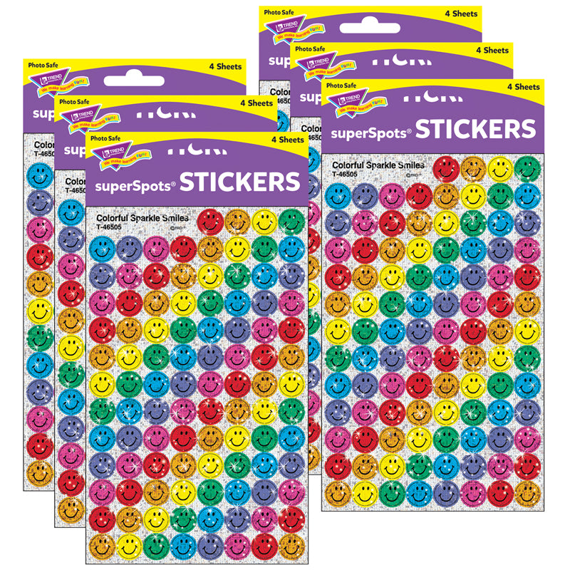 (6 PK) SUPERSPOTS COLORFUL SPARKLE