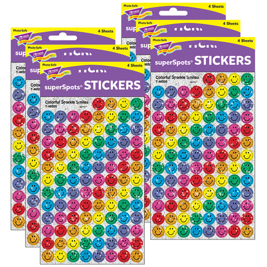 (6 PK) SUPERSPOTS COLORFUL SPARKLE