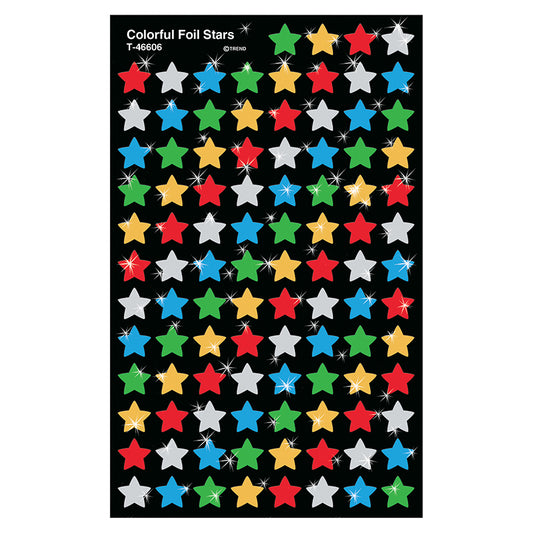 SUPERSHAPES COLORFUL FOIL STARS