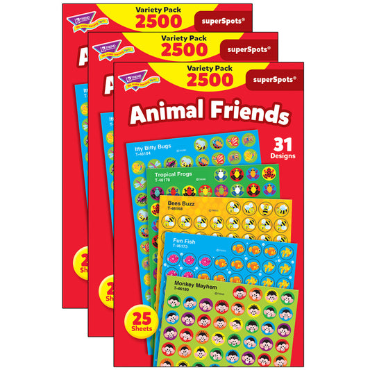 (3 PK) ANIMAL FRIENDS VARIETY PK