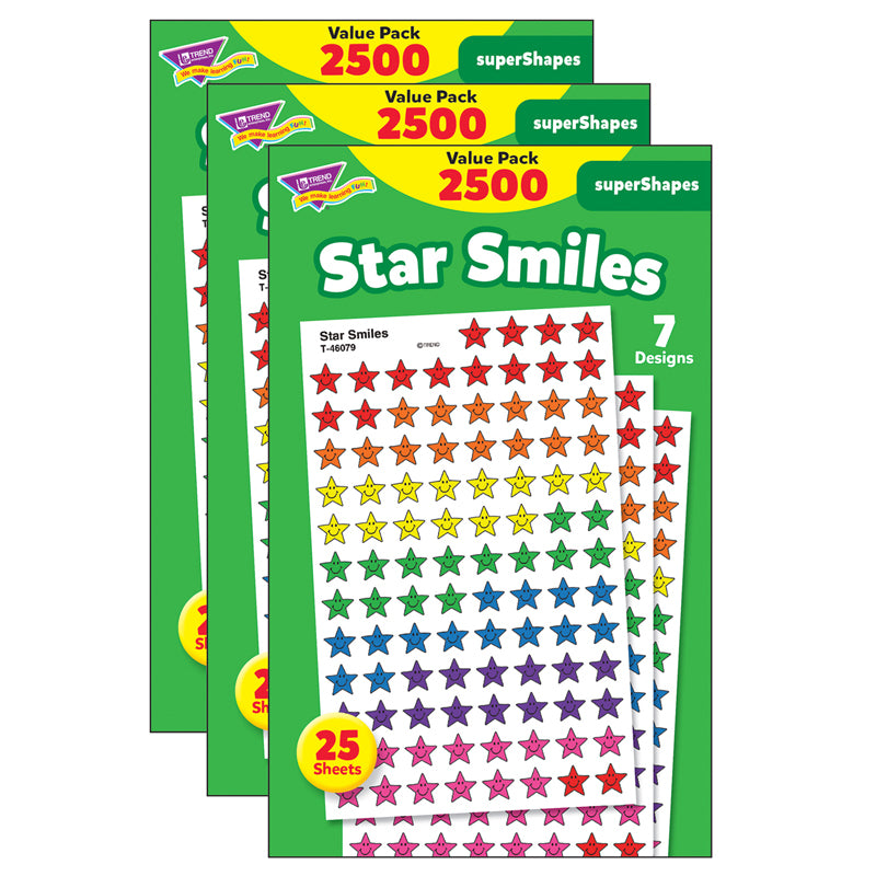 (3 PK) STAR SMILES VALUE PK