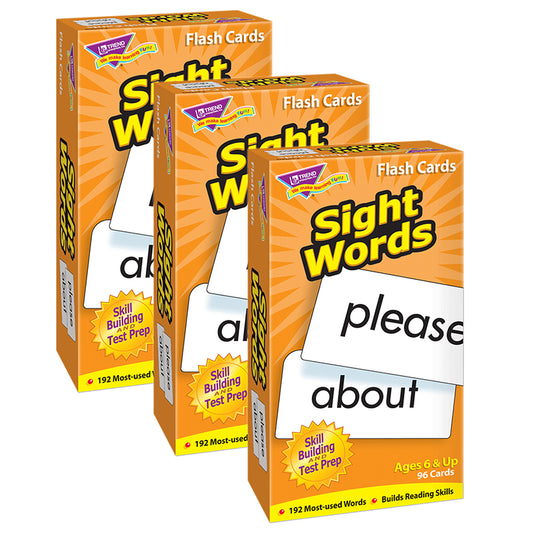 (3 PK) FLASH CARDS SIGHT WORDS