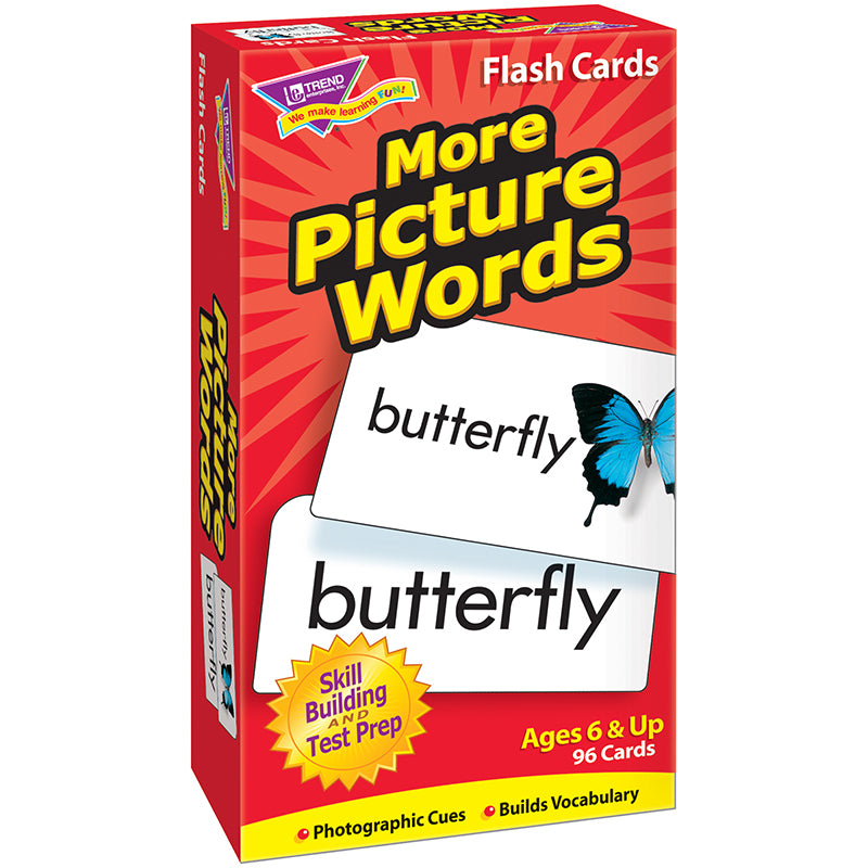 FLASH CARDS MORE PICTURE 96/BOX