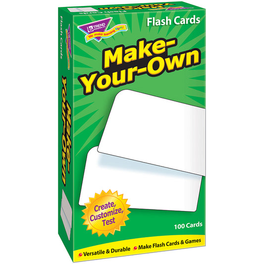 FLASH CARDS MAKE YOUR OWN 100/BOX