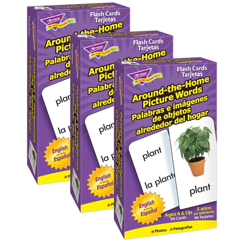 (3 PK) FLASH CARDS AROUND THE HOME