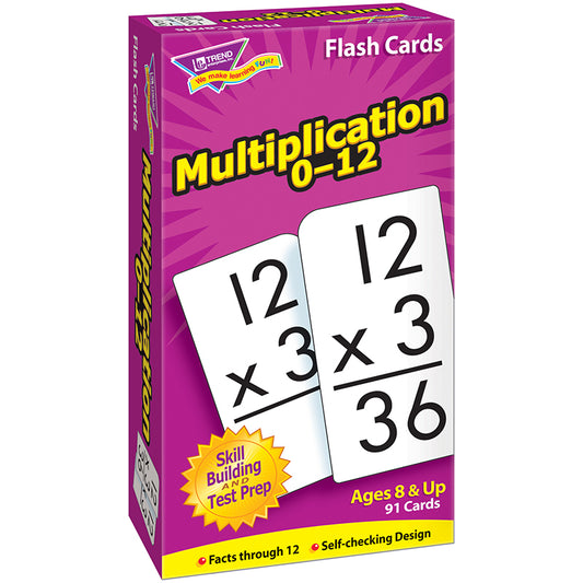 FLASH CARDS MULTIPLICATION 91/BOX