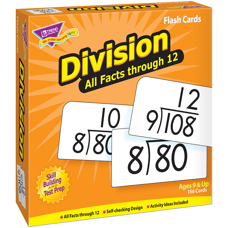 FLASH CARDS ALL FACTS 156/BOX 0-12