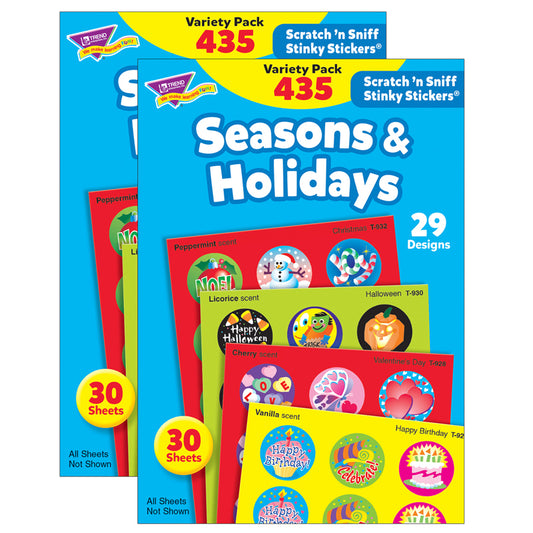 (2 PK) STINKY STICKERS SEASONS &