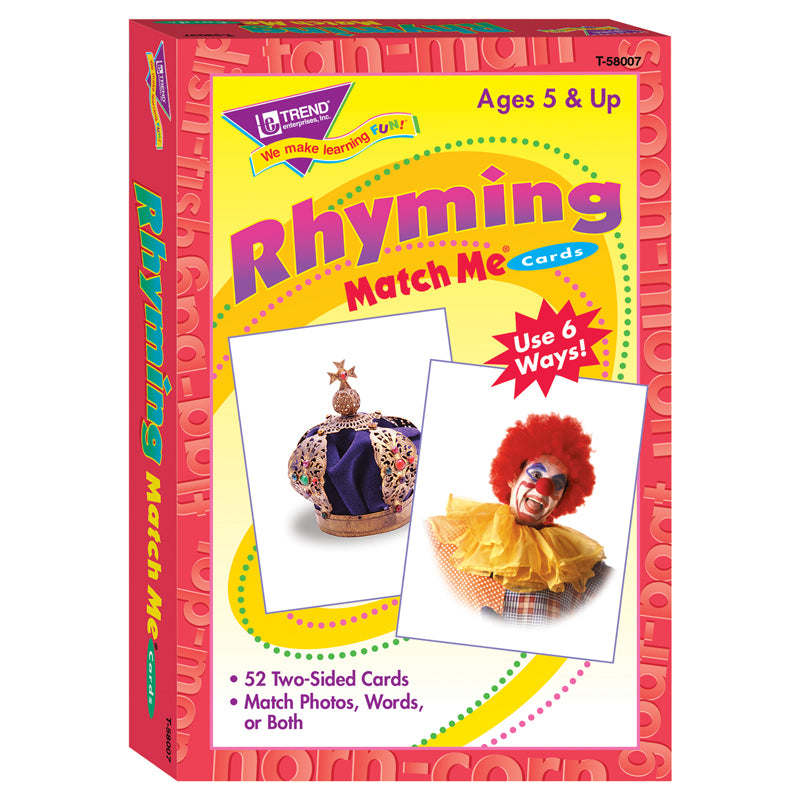 (6 EA) MATCH ME CARD RHYM 52 PER BX