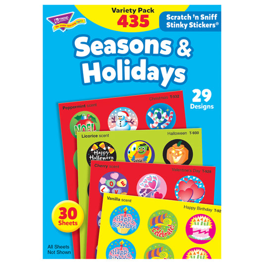 STINKY STICKERS SEASONS & 435/PK