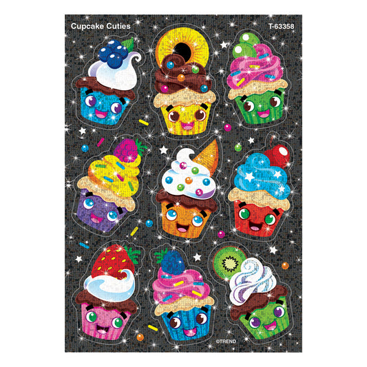 CUPCAKE CUTIES SPARKLE STICKERS