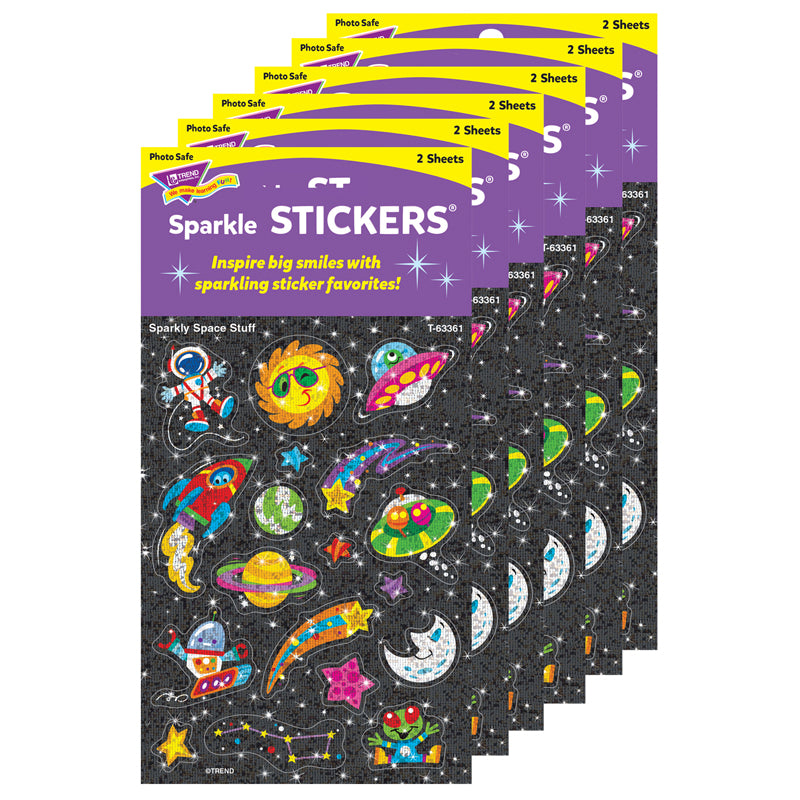 (6 PK) SPARKLY SPACE STUFF SPARKLE