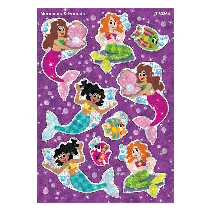 MERMAIDS & FRIENDS SPARKLE STICKERS