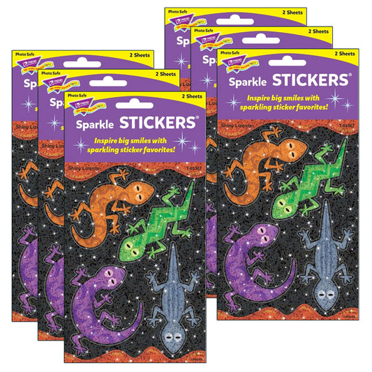 (6 PK) SHINY LIZARDS LARGE SPARKLE