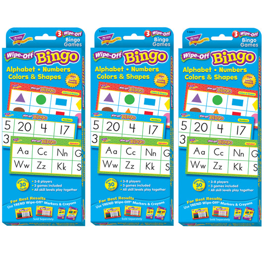 (3 EA) ALPHABET NUMBERS COLORS &