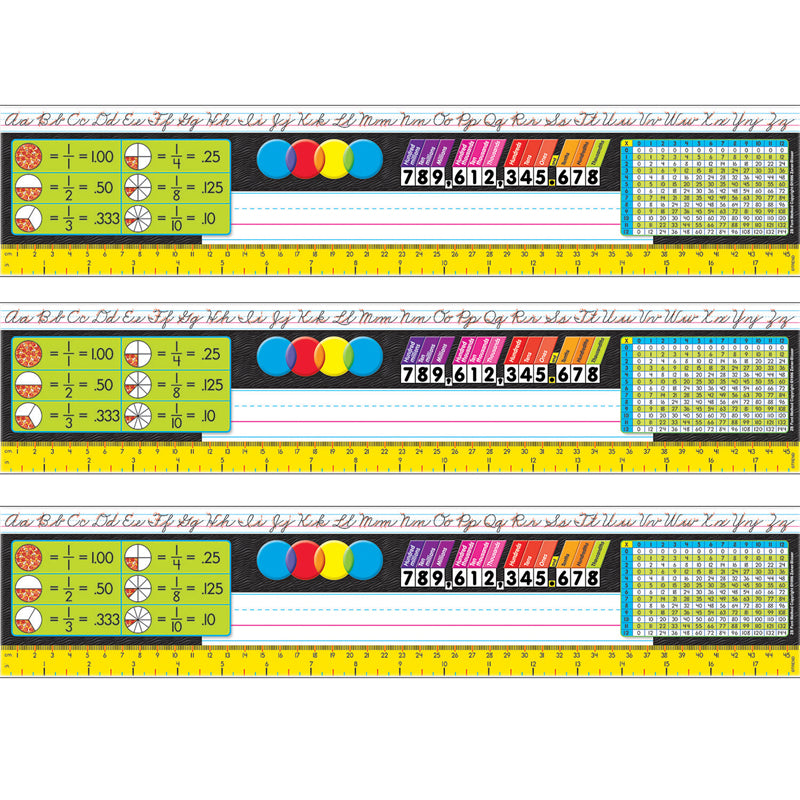 (3 PK) REFERENCE SIZE NAME PLATES