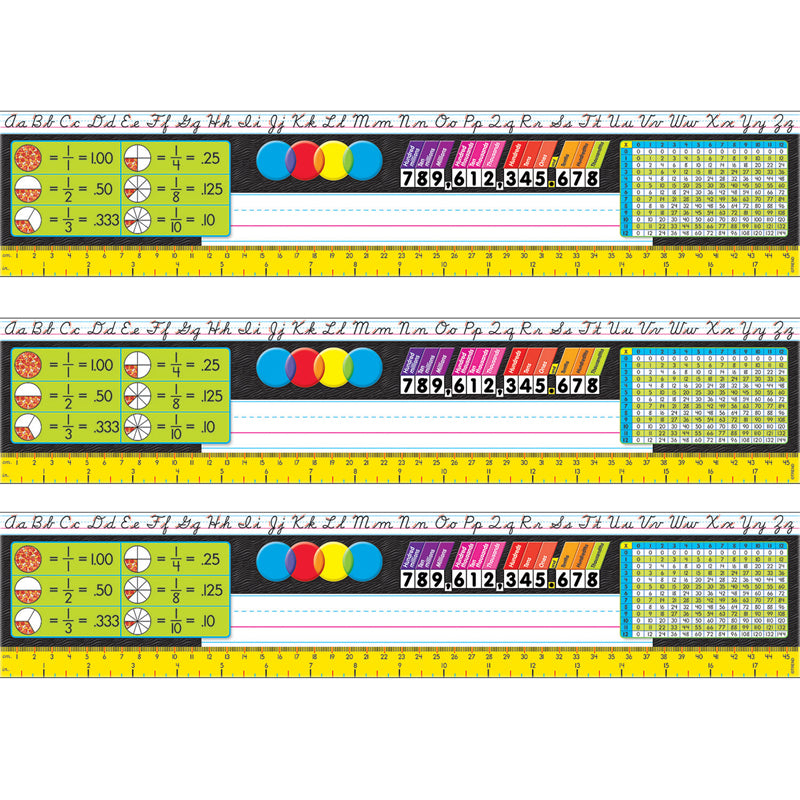 (3 PK) REFERENCE SIZE NAME PLATES